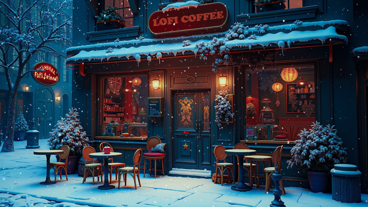 ⁣Snowy Serenity Study 📚 Cozy Winter ❄ Lofi Music to Study/Relax/Work 🎶 Lofi Hip Hop 🎧 Lofi Coffee ☕️