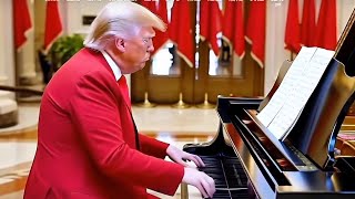 DONALD TRUMP PLAYING PIANO. GUESS YOU NEVER SAW IT BEFORE