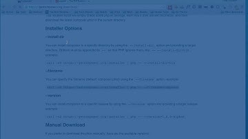 Install Laravel project using Composer