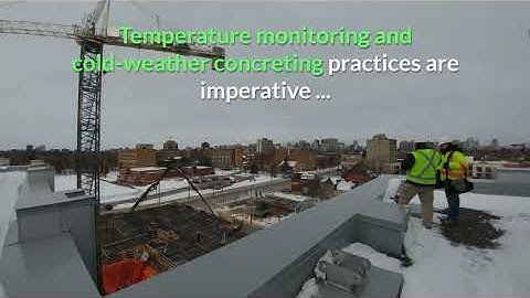 Concrete Temperature Monitoring in Cold Weather