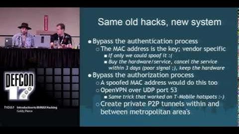 DEFCON 17: Intro to WiMAX Hacking