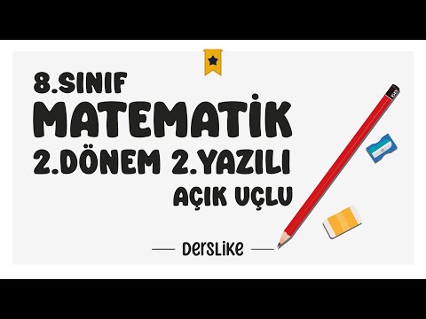 8. Sınıf Matematik 2.Dönem 2.Yazılı Soruları #2024