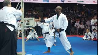 Tameshiwari competition - sensei Alberto WILSON at World Fudokan Karate Championship 2017