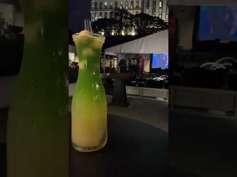 Cucumber lychee drink at COMMONS By Food Journal Kuching shorts kuchingfood moreviews