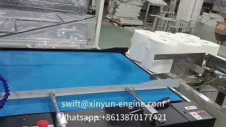 6 rolls maxi roll bobbin tissue paper shrink wrapping machine price