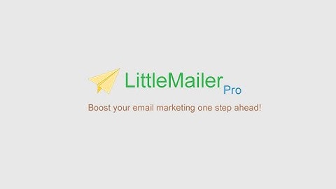 Little Mailer Professional - Bulk email Sender - Operating Tutorial