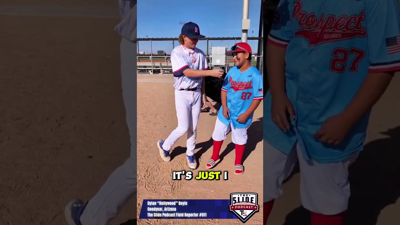 This kid is the next big sports reporter 🎤 #baseball #sports