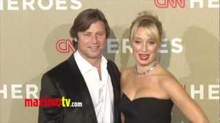 Grant Show and Katherine LaNasa attend the red carpet for CNN Heroes: An All-Star Tribute 2012 Profile