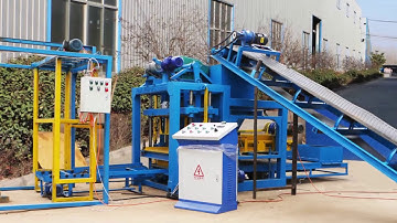 QTF4-25A block machine is ready to be shipped to Haiti