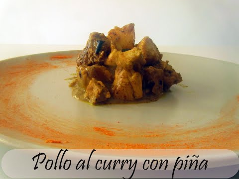 Pollo al curry con piña