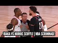 Ibaka Nurkic Scuffle | Raptors vs Blazers Scrimmage Highlights | July 26 2020