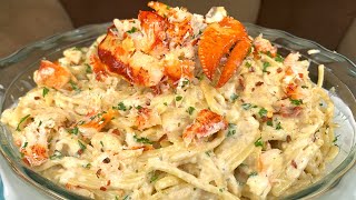 HOW TO MAKE CREAMY LOBSTER PASTA!