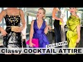 How To Dress Classy For A Cocktail Party