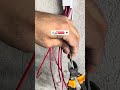 How to joint of neutral wires #electrician #wiring #joint #copperwire #wirejoint #shorts