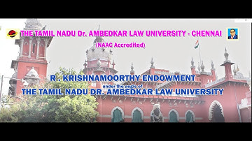 R. KRISHNAMOORTHY ENDOWMENT - PART 3