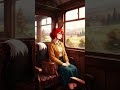 Send this to someone you'd travel with 🚉#animevibes #pixelmarten #animegirl #softanime #train