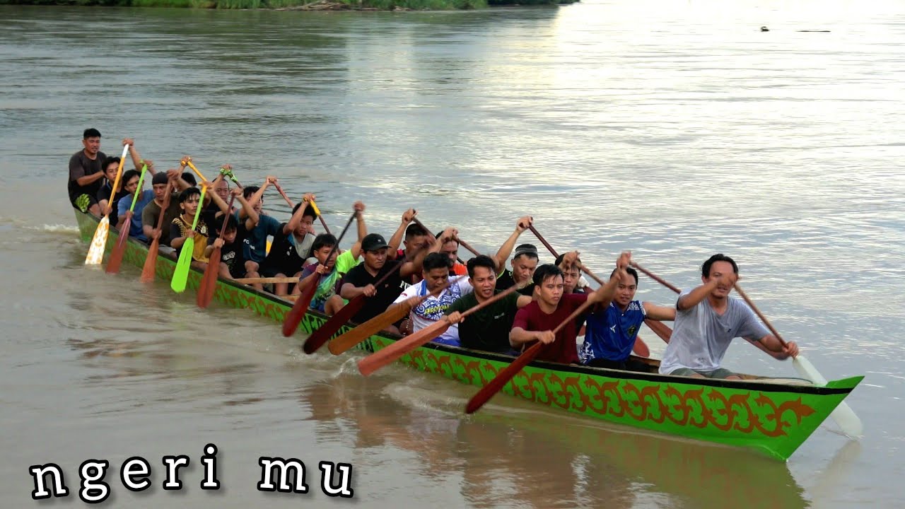 Begini penampakan perahu baru yang menakutkan hantakan dayung begitu mencabar