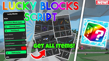 BEST Lucky Blocks Battlegrounds SCRIPT (Spawn Get all Items,Hitbox Expander, Sword Reach + MORE! OP)