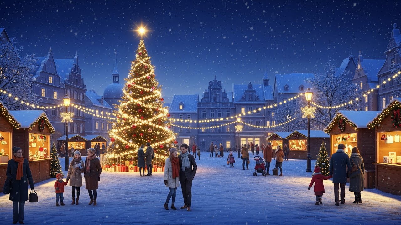 Тихое рождественское сияние 🎄 Умиротворяющая атмосфера фортепиано и уютный зимний камин