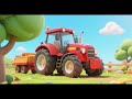 Red Tractor Bright Day Nursery Rhymes Kids Songs