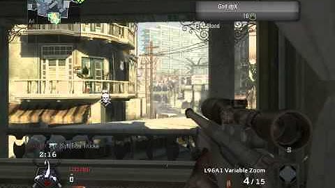 Black Ops: Cross-Map NO SCOPE ! HeadShot.