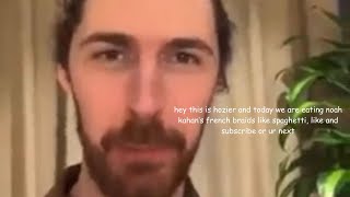 hozier being a Totally Normal Dude™ (no really) for 6 minutes