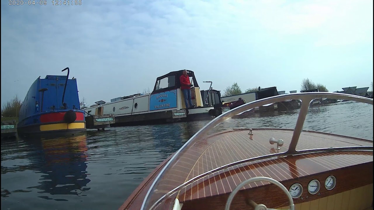 RC Aeronaut Princess POV drive around the moorings at Mercia Marina