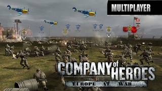 Company of Heroes Co-Op (Luftschirm) 2vs4 Expert CPU [Europe At War mod]