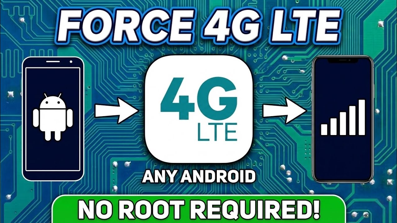 How to Force 4G LTE Only on ANY Android Phone | No Root Required