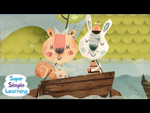 Row Row Row Your Boat | Bedtime Lullaby | Super Simple Songs class=