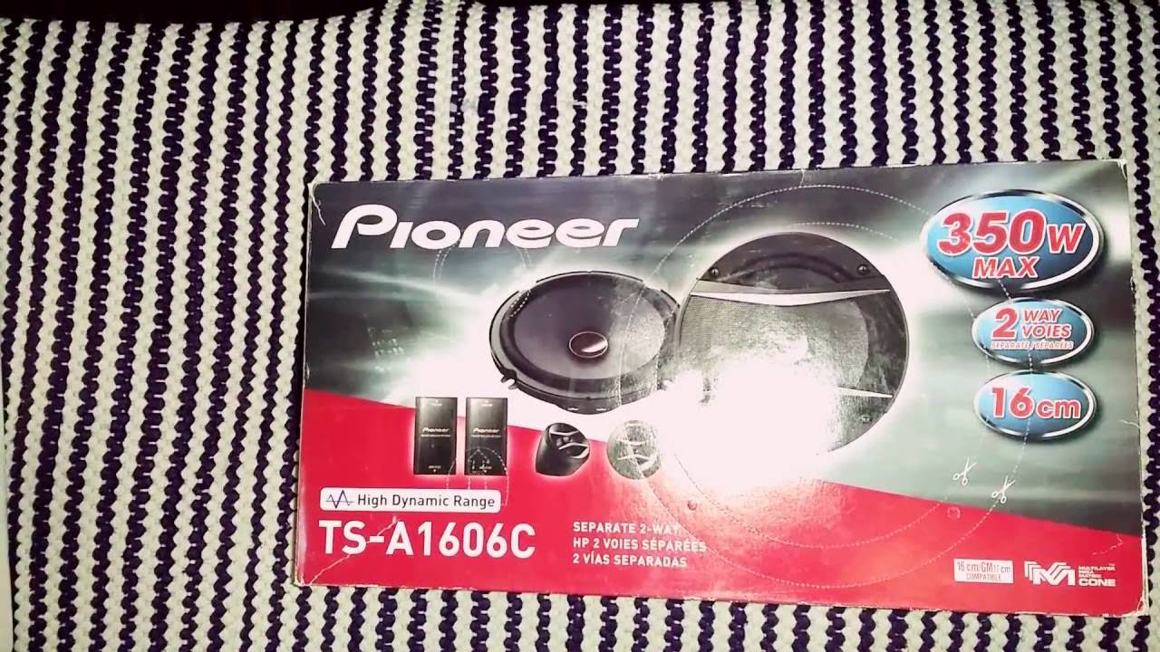 Set de medios pioneer TS-A1606C 2 vias 