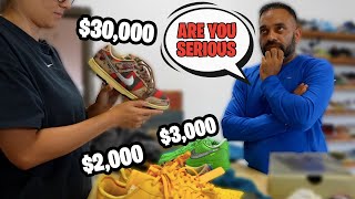 He Brought in $50,000 Worth of Sneakers and…. 🤯