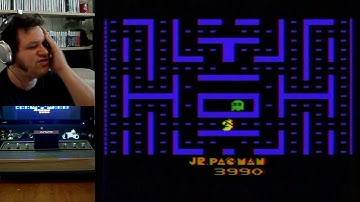 Crow Plays Jr. Pac-Man (Atari 2600)