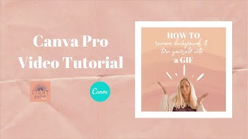 Canva Pro Tutorial - How to Remove Backgrounds and Make yourself into a GIF