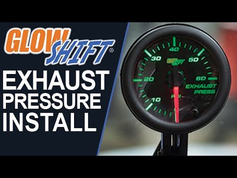 Installation | GlowShift Exhaust Pressure Gauge for Trucks