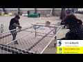 Making the 6-foot temporary construction fencing - Chain link fence