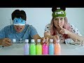 DESAFIO NÃO ESCOLHA A COLA NEON ERRADA TROLLAGEM!! Slime Challenge