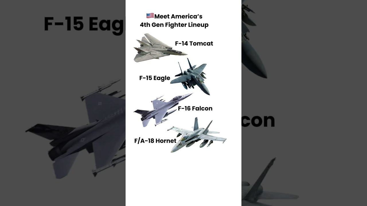 F 14 15 16 A 18 America S Iconic Fighters Compared