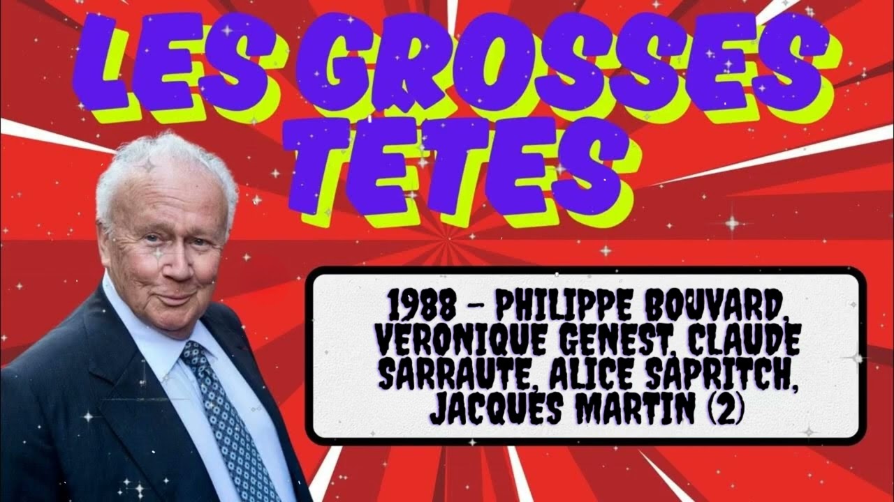 1988 - Philippe Bouvard, Véronique Genest, Claude Sarraute, Alice Sapritch, Jacques Martin (2)