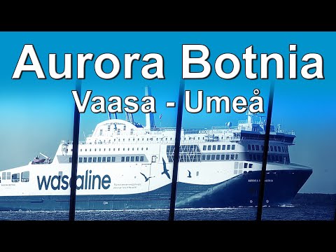 On board Aurora Botnia from Vaasa to Umeå.