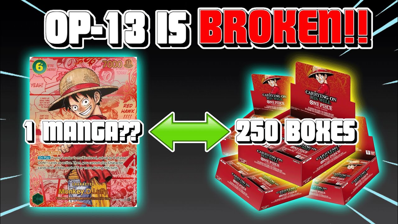 THE WORST ONE PIECE TCG SET?? OP-13 Pull Rates Are TERRIBLE!! - YouTube