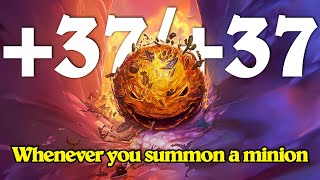 What a crazy amount of stats!!! | Hearthstone Battlegrounds