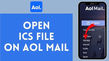 How to Open ICS File on AOL Mail (2024) | Create ICS File on AOL Mail