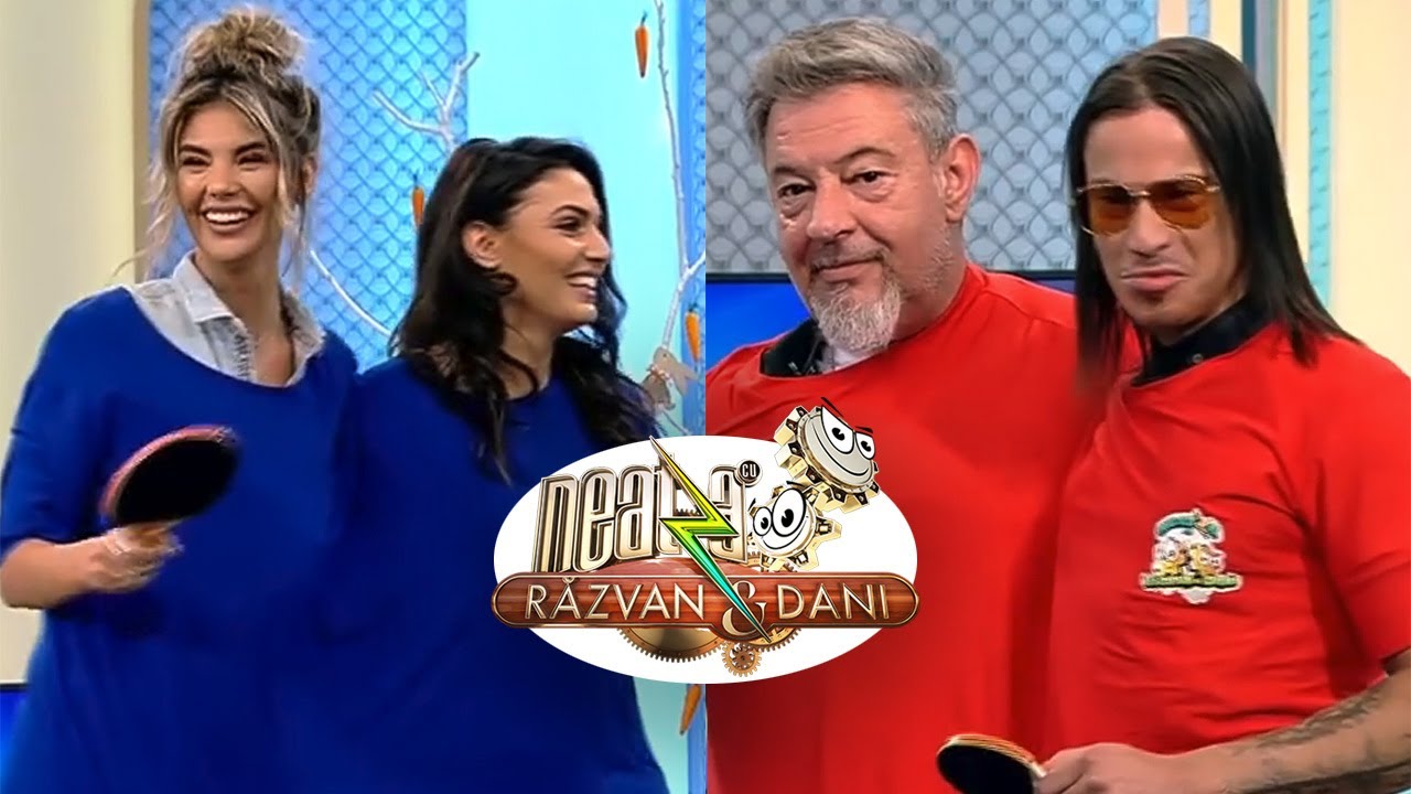 La Neatza se joacă Ping Pong cu Proconsul, Ramona și Amalia. Cine credeți că a câștigat? emisiune antena 1