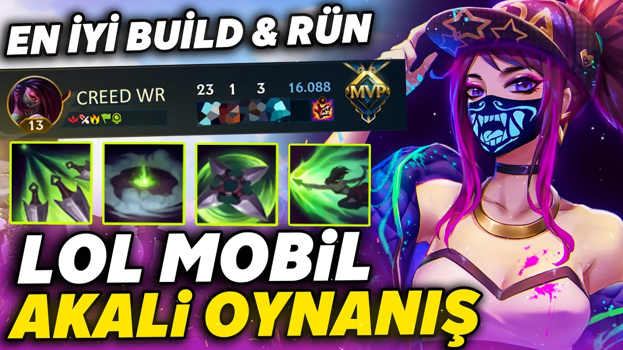 Wild Rift Akali Build WILD RIFT AKALİ ÖĞRETİCİ | TEK ATAN EN GÜÇLÜ BUİLD VE RÜNÜ (ANLATIMLI ...