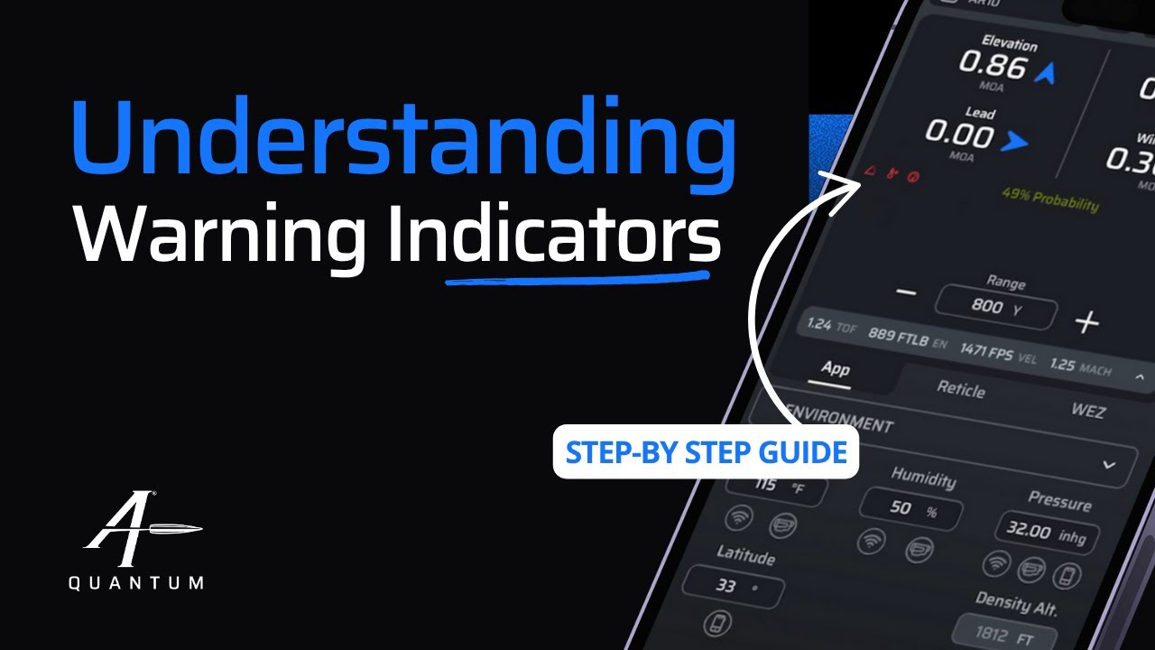 Понимание предупреждающих индикаторов в AB Quantum™