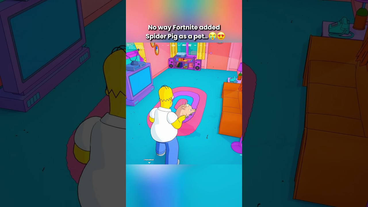 SPIDER PIG IN FORTNITE..😲🐷 #shorts