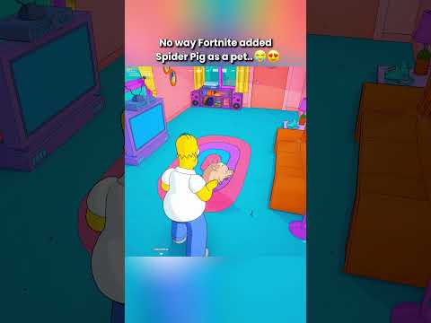 SPIDER PIG IN FORTNITE..😲🐷 #shorts