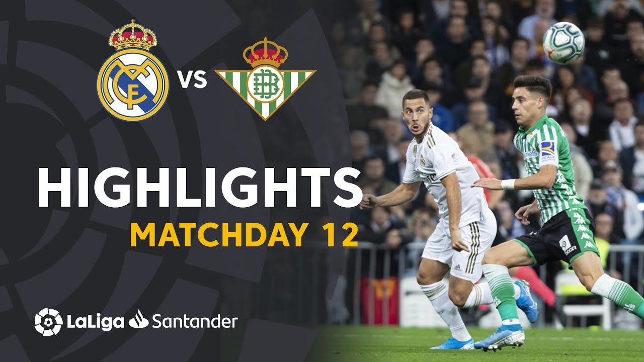 Highlights Real Madrid vs Real Betis (0-0) - YouTube