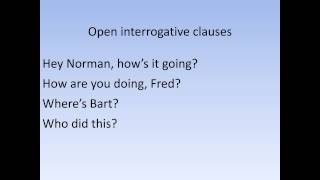 Module 15 English Grammar and Usage - Clause Types and Speech Acts